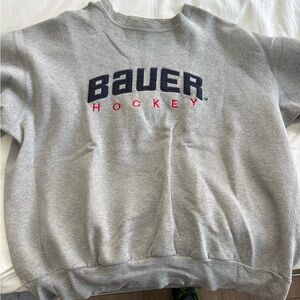 Vintage 90s Bauer Hockey Gray Men's Sweater
